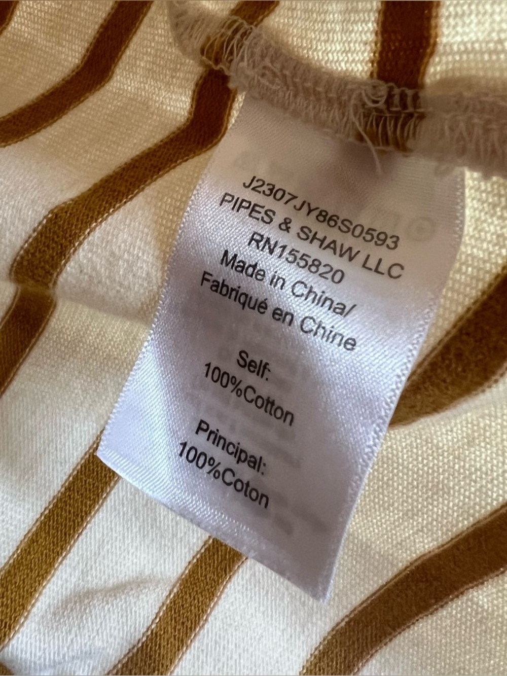 Veronica Beard Hovey Striped Mariner Pullover Saffron Yellow Cream M - Picture 7 of 8